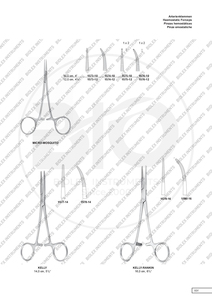 คีมหนีบรักษา ROCHESTER-CARMALT แบบโค้งสแตนเลสใช้สำหรับผ่าตัดโดยใช้เครื่องมือผ่าตัด - Product Image 4