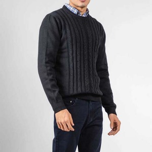 เสื้อสเวตเตอร์ถักแบบสวมหัวของผู้หญิงเสื้อสเวตเตอร์ถักแบบสวมหัวมีซิปครึ่งตัวสำหรับฤดูหนาวโลโก้ออกแบบได้ตามต้องการ - Product Image 4