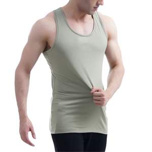 <b>Men</b> Custom Wholesale High Quality <b>Mens</b> Gym Tank Tops Breathable Seamless Running Solid <b>Y</b> Back Sportswear - Product Image 3
