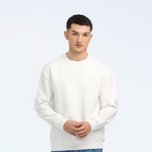 Sweat-shirt à col rond en coton épais et personnalisé de haute qualité, sweat-shirts épais avec impression personnalisée et logo pour hommes - Product Image 1