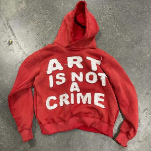 Sweats à capuche pour femmes les plus vendus Nouveau design Impression 3D en relief Logo brodé Faible MOQ Tricoté 100% coton Fabriqué au Pakistan - Product Image 6