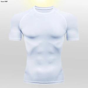 Camiseta de compresión para hombre, ropa deportiva, gimnasio, protector de erupción para boxeo, Jiu Jitsu, BJJ, MMA, entrenamiento deportivo, correr y Jiu Jitsu, camisetas BJJ - Product Image 2
