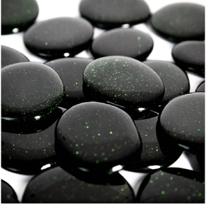 Piedra verde dorada de cristal Piedra de Palma Piedra preciosa curativa natural Ágata de cuarzo tallada a mano Otras artesanías de cristal - Product Image 6