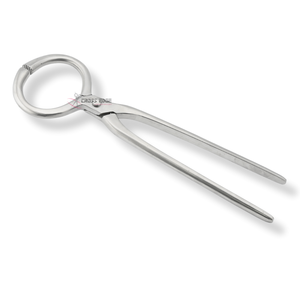 Probador de pezuñas de detección de laminitis, herramienta de herrador, forma redonda, probador de pezuñas largas de garganta de 4,5 pulgadas, uso veterinario equino - Product Image 1