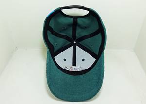 Gorra de béisbol con logotipo bordado en 3D personalizado al por mayor, sombreros informales cortados con láser de 5 paneles, gorra de pana de perfil medio, fábrica OEM de Vietnam - Product Image 5