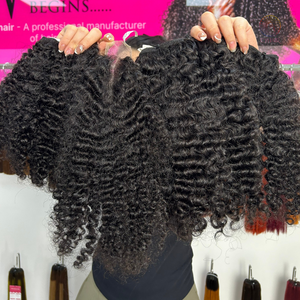 ร้อนขายDrop ShippingดิบผมKinkyหยิกมนุษย์ผมBundles 100% เวียดนามOne Donorผมคุณภาพสูง - Product Image 4