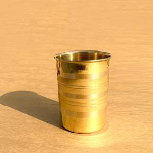 Pure Source India Bronze Kansa Glass Handmade, Serveware & <b>Drinkware</b> Glass Ideal for Dining Table Decoration (Pure Bronze - Product Image 2