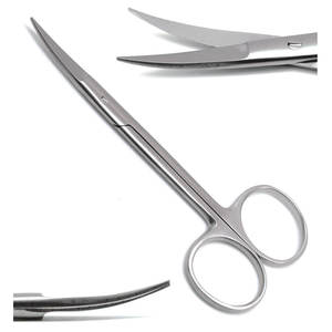 Industrial Grade Stainless Steel Medical Scissors & Shears Straight & Curved <b>Smooth</b> Edge Blunt Sharp Shearing for Surgical Use - Product Image 1