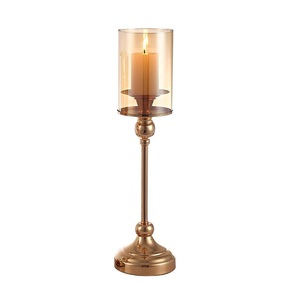 Bougeoir élégant en métal fini or avec taille personnalisée pour les décorations d'éclairage de Pâques - Product Image 6
