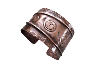 2027 China jewelry Trendy American brass Jewelry Touchstone Handmade yellow brass cuff <b>bracelet</b> Weight for Women - Product Image 5