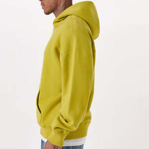 Sweat-shirt à capuche oversize pour homme, personnalisable en gros, à épaules tombantes, lourd, en molleton gaufré, le meilleur - Product Image 2