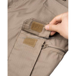 Pantalones cortos cargo de cintura elástica para hombre al por mayor, pantalones cortos de trabajo profesional ligeros personalizables, Capucha forrada, logotipo liso impreso - Product Image 6