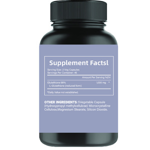 Meistverkaufte Private Label L-Glutathion Hautaufhellungs-Pillen Tabletten Aufhellende 1000mg L-Glutathion Kapseln - Product Image 2