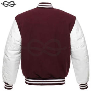 Veste universitaire Letterman de baseball de style classique original pour hommes manches en cuir véritable de qualité supérieure motif de saison d'hiver - Product Image 5