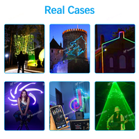 Proyector de Luz Láser 3D de 5W con Control por Aplicación Bluetooth, Animación Multipatrón para Fiestas de DJ, Discotecas, Bares - iOS