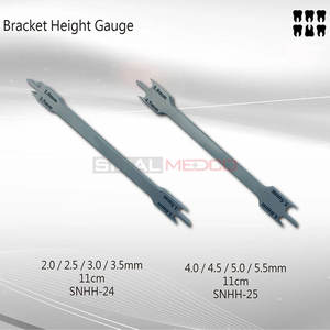 Professional Dental Orthodontic Height Gauge <b>Bracket</b> Measuring Medic Instruments Premium German <b>Stainless</b> <b>Steel</b> Orthodontic - Product Image 3
