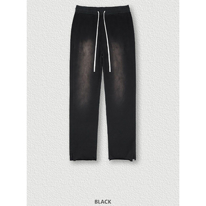 กางเกงและกางเกงสำหรับผู้ชายกางเกงล้างกรดลำลองสำหรับผู้ชายกางเกงโอเวอร์ไซส์ออกแบบได้ตามต้องการ - Product Image 1