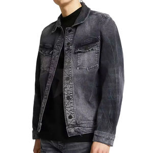 Veste en jean pour homme de haute qualité, nouvelle mode streetwear, prix de gros, qualité supérieure, toucher doux - Product Image 3