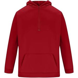 Vente en gros OEM pour hommes graphique couleur rouge pull à capuche Streetwear sweat-shirt à capuche personnalisé hiver été mode - Product Image 3