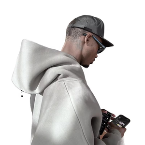 Survêtement 2 pièces personnalisé pour hommes Survêtement haute qualité 100% coton 500 Gsm Baggy polaire surdimensionné à capuche Jogger ensemble pour - Product Image 5