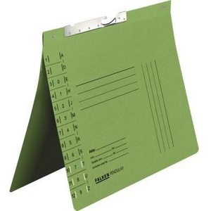 Falken <b>A4</b> 320g/m Recycled Green Manila Cardboard Official Filing System with Organizational Imprint - Product Image 1