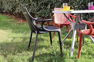 Conjunto de Muebles de Exterior de Plástico Moderno, Elegante y Duradero de Alta Calidad Royalune para Comedor de Hotel - Product Image 2