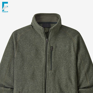 Chaqueta de Forro Polar para Hombre, Invierno, Casual, Color Sólido, Mangas Largas, Transpirable, Resistente al Viento, Ecológica, Antibacteriana, con Cierre - Product Image 6