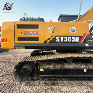 Excavatrice Sany SY365H d'occasion, 36 tonnes, godet de 1,6 m³, marque chinoise originale, grande excavatrice de construction sur chenilles, faible nombre d'heures, certifiée CE - Product Image 6