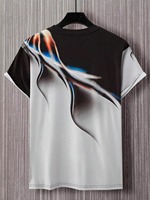 T-shirt pour vêtements pour hommes T-shirts pour hommes 100% coton Col rond à manches courtes Chemise d'été unie surdimensionnée