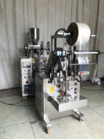 Automatische ultrasone piramide theezakjes verpakkingsmachine met binnen- en buitenomhulsel PLA nylon gaas theezakjesmachine voor kleine bedrijven