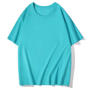 T-shirt unisexe à manches tombantes en coton lourd 100% noir, imprimé avec un logo personnalisé, ample et décontracté, pour la salle de sport - Product Image 4