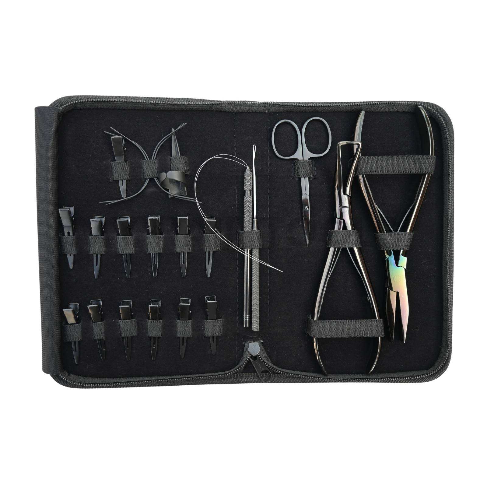 Hair extension tools kit