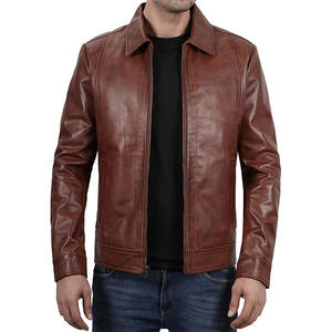 Veste en cuir PU pour homme, différents styles, en promotion - Product Image 1