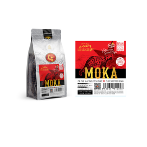 100% Grains de café à torréfaction moyenne torréfiés biologiques Moka Premium Golden Weasel HucaFood Emballage en vrac avec marque privée - Product Image 1