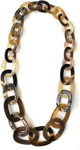 Collier en corne naturelle vintage Bijoux de bohème élégants avec pendentif tribal unique pour hommes et femmes d'Inde - Product Image 6