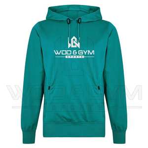 Sudadera Deportiva de Alta Calidad para Hombre, Color Sólido, 100% Algodón, Logotipo Personalizado Impreso, Térmica, Estilo Casual Urbano, Secado Rápido - Product Image 5