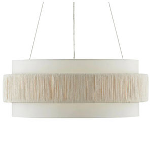 Boho intessuto a mano luce in Rattan rotonda <span class=keywords><strong>Beige</strong></span> e zucchero bianco lampada costiera per bar retrò decorazione <span class=keywords><strong>lampadario</strong></span> ristorante - Product Image 3