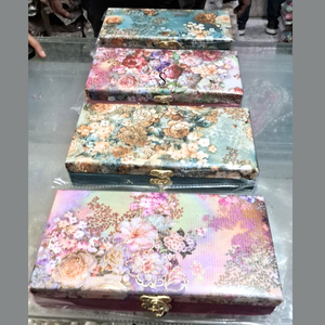 Fabriqués à la main grande taille MDF boîte à billets léger et Durable gravé mariage cadeaux polyvalents pour pendaison de crémaillère impression décoration - Product Image 2