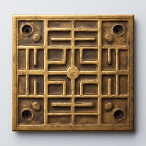 Modern Design Brass Material Wide Rugged Grate for Bathroom Use Efficiently Captures Large Volumes of Rainwater Runoff - Product Image 6