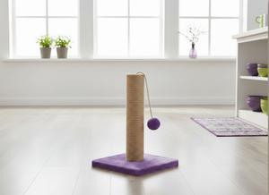 Grattoir pour chats Amistar Violet Waltz de haute qualité, adapté à toutes les races et tailles de chats. - Product Image 5