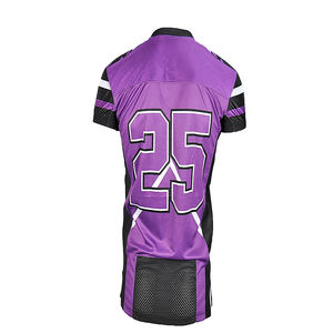 Conjunto de uniformes de fútbol americano personalizado de alta calidad, uniformes de fútbol de aparejos transpirables con mangas cortas - Product Image 2