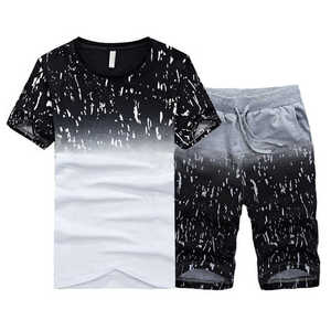 Male Sports T-<b>shirt</b> <b>Set</b> <b>Shorts</b> <b>Set</b> for GYM <b>Men</b> Casual Clothes Gym T-<b>shirts</b> <b>and</b> <b>Short</b> <b>Set</b> for <b>Men</b> - Product Image 3