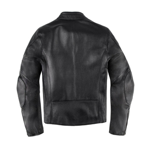 Chaqueta de Cuero Genuino para Hombre, Directo de Fábrica, Servicio OEM, Alta Calidad, Estilo Urbano, Impermeable, Nueva Moda, Competitiva - Product Image 4