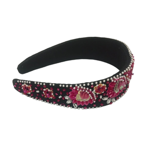 2024 Beautiful Designer Hair Accessories Handmade Beaded Embroidered <b>Headband</b> Fully Beaded Hairband <b>for</b> <b>Women</b> at Wholesale Price - Product Image 1