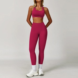 Conjunto de Yoga, conjuntos de entrenamiento, chándal para mujer, gimnasio, Push Up, Fitness, correr, ropa de entrenamiento, Sujetador deportivo, mallas, traje, ropa deportiva - Product Image 3