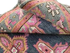 Tapis en laine tuftés à la main, design Ushak, tapis tuftés à la main de haute qualité, fabriqués en pure laine, laine filée à la main, latex premium, sol de maison - Product Image 6