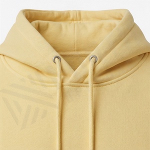Sweat-shirt à capuche décontracté pour homme, couleur unie personnalisable, automne-hiver, coton épais 400 à 500 g/m², veste polaire imprimée - Product Image 4