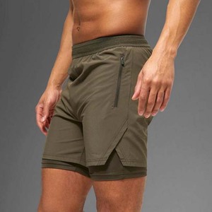 Top Selling Custom Made OEM Men's Athletic Sports Shorts Breathable Quick Dry <b>Drawstring</b> Closure High Quality Material - Product Image 3