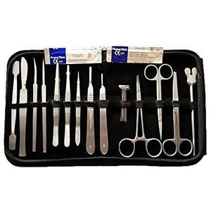 Kit chirurgical de dissection pour le manuel des étudiants vétérinaires de biologie médicale en acier inoxydable avec personnalisation des pinces acceptée - Product Image 1