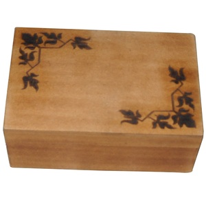 Caja de madera sin terminar hecha a mano, Mini Cofre del Tesoro de madera de pino, artículo decorativo para el hogar, caja de madera de embalaje de lujo de alta calidad - Product Image 2